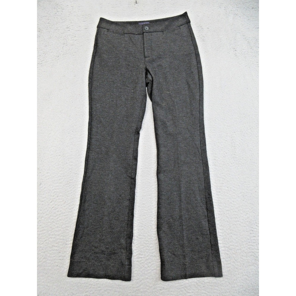 NYDJ Lift Tuck Stretch Dress Pants Womens 2P Gray Ponte Straight Business Casual